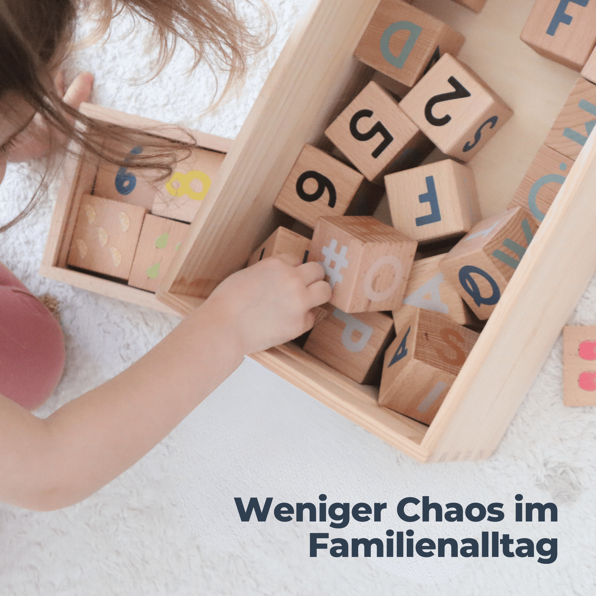Spielzeugregal aus Holz mit 6 Kisten – Montessori-Regal | SHELF