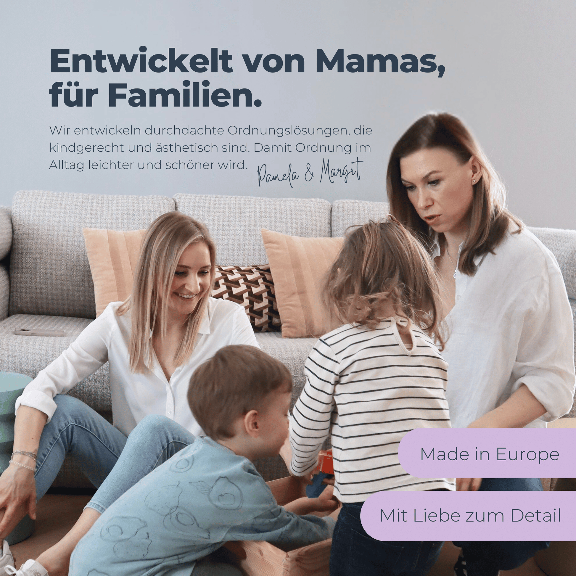 Spielzeugregal aus Holz mit 6 Kisten – Montessori-Regal | SHELF