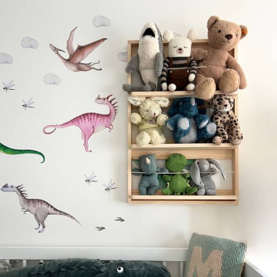Kuscheltierregal „TIDYNI Hug“ – Wandregal fürs Kinderzimmer