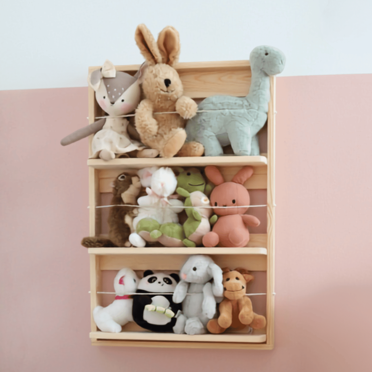 Kuscheltier-Aufbewahrung – Wandregal für Stofftiere im Kinderzimmer | HUG
