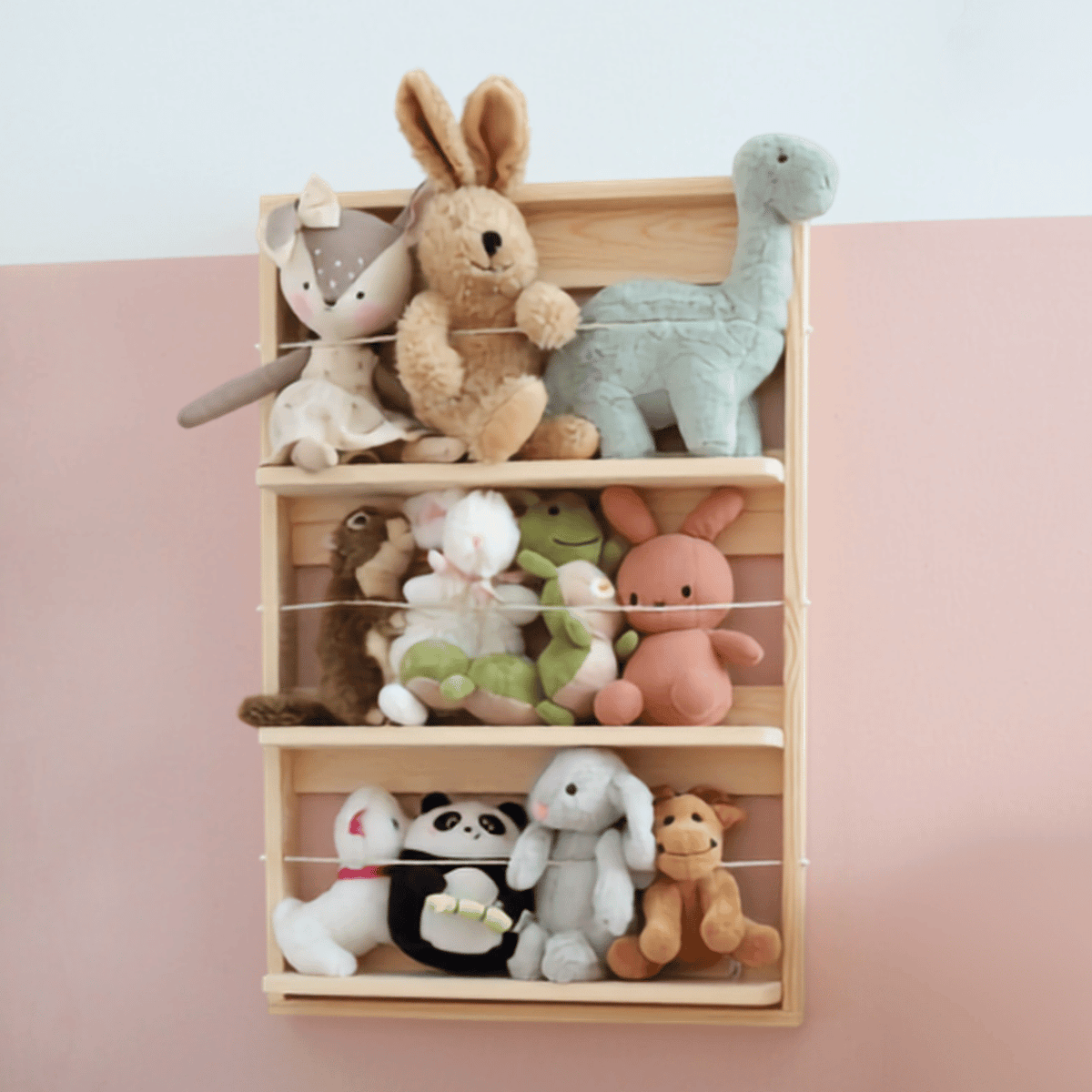 Kuscheltier-Aufbewahrung – Wandregal für Stofftiere im Kinderzimmer | HUG