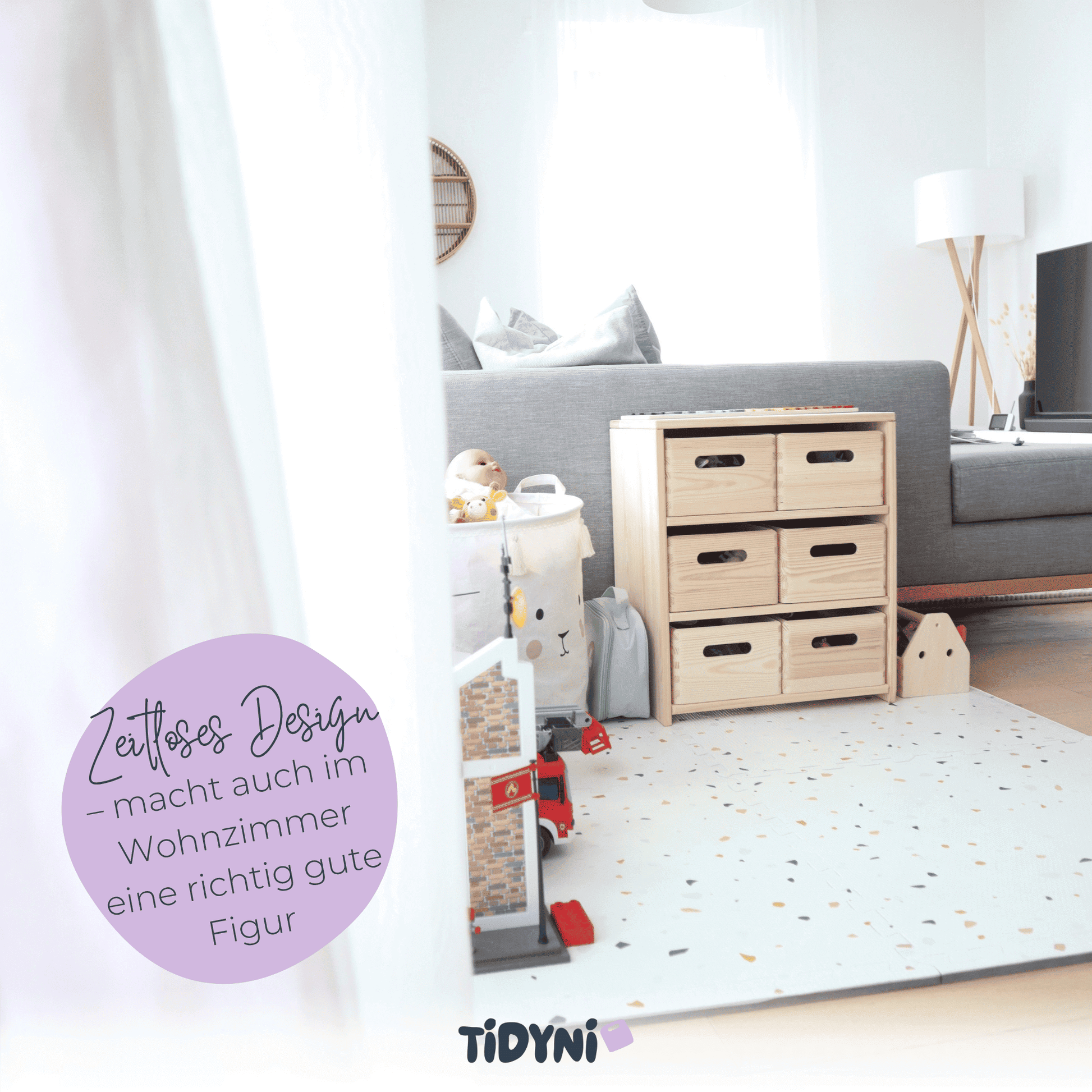 TIDYNI Shelf - Das perfekte Spielzeugregal – montessori-inspiriert