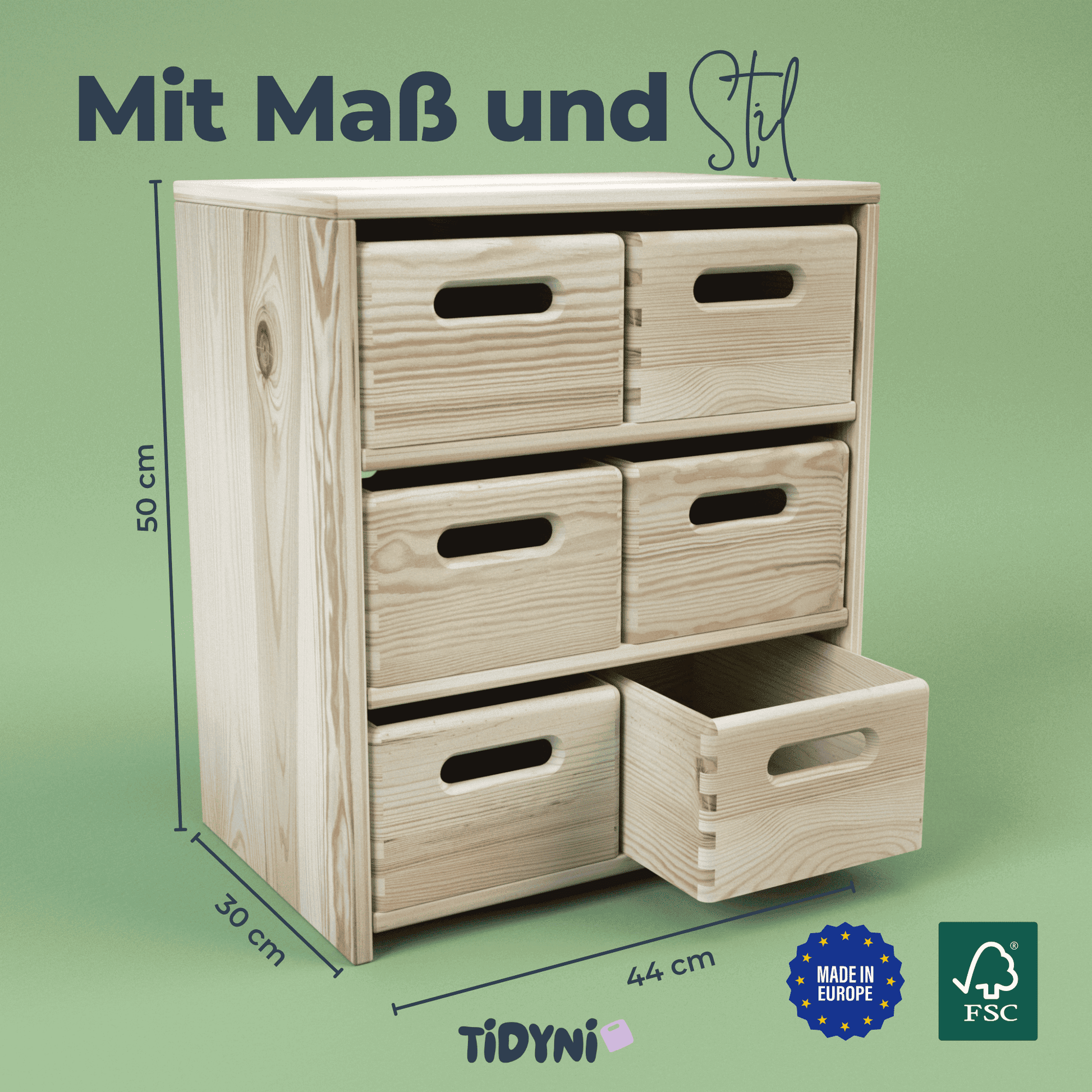 TIDYNI Shelf - Das perfekte Spielzeugregal – montessori-inspiriert